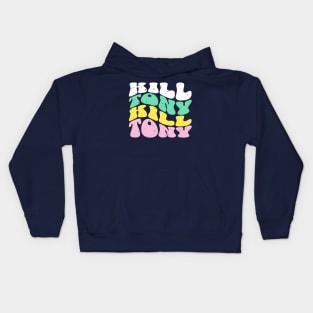 Retro Letters Text Design for Kill Tony Podcast Kids Hoodie